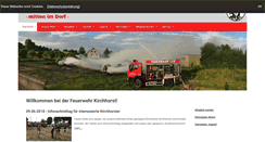 Desktop Screenshot of feuerwehr-kirchhorst.de